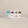 Colorful cartoon pattern baby bottle, anti-flatulence glass bottle for babies, 120ml Specification image